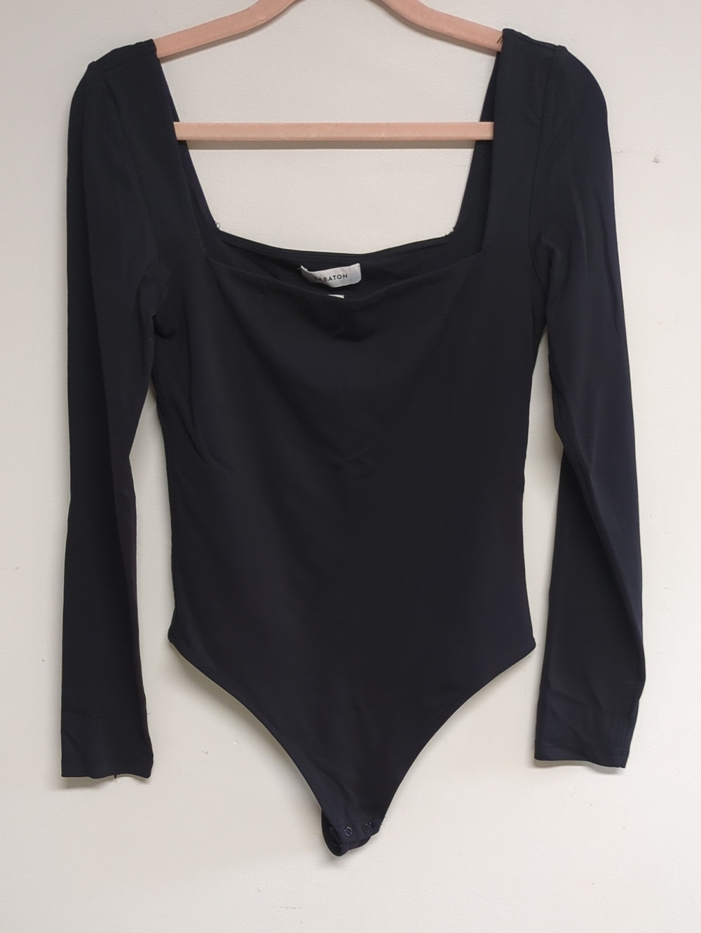 Aritzia Contour Bodysuit Black Size Medium Thong Style **Small Flaw
